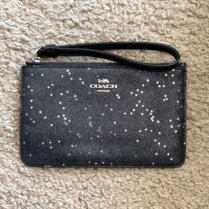 Coach Glitter Wristlet